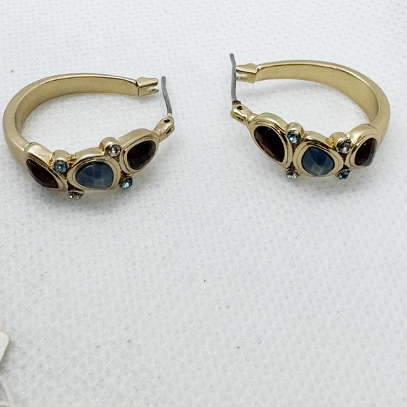 Liz Claiborne Villager 3 Piece Set Necklace Bracelet Earrings - Picture 8 of 14